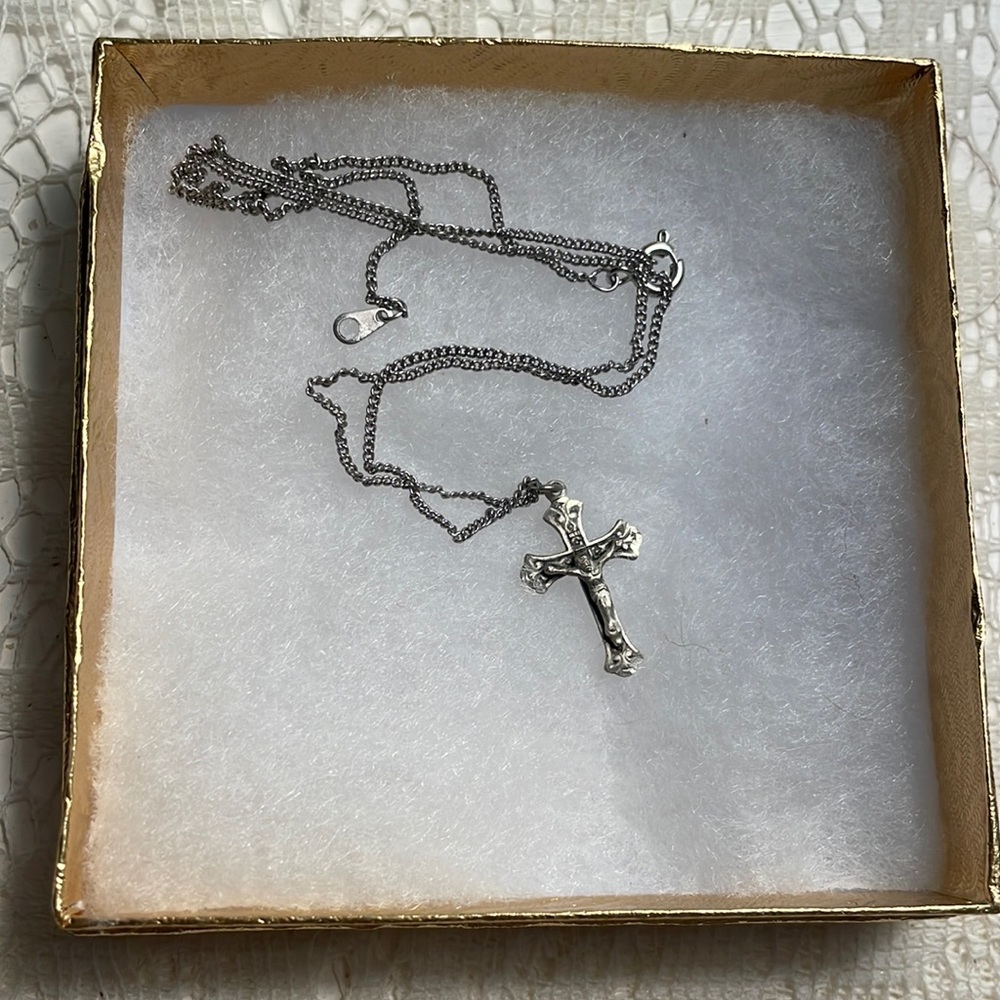 Sterling Silver Cross Necklace